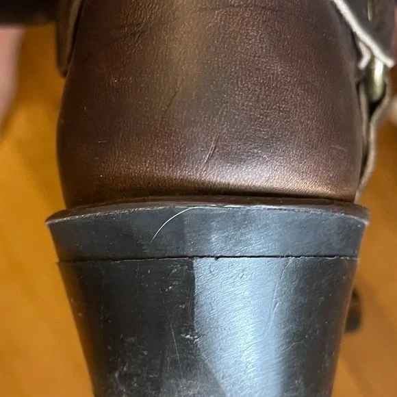Frye Women’s Harness 12 R brown size 9 - Picture 6 of 16